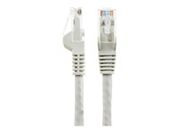 StarTech.com 2m LSZH CAT6 Ethernet Cable, 10 Gigabit Snagless RJ45 100W PoE Network Patch Cord with Strain Relief, CAT 6 10GbE UTP, Grey, Individually Tested/ETL, Low Smoke Zero Halogen - Category 6 - 24AWG (N6LPATCH2MGR) - Patch-kabel - RJ-45 (hane) till RJ-45 (hane) - 2 m - 6 mm - UTP - CAT 6 - hakfri - grå N6LPATCH2MGR