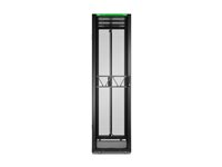 APC NetShelter SX Gen 2 - Rack skåp - 2124 H x 600 B x 1200 D mm, med sidor - golvstående - svart - 45U - 19" - TAA-kompatibel AR3305B2