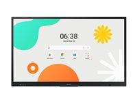 Samsung Interactive Display WA75F - 75" Diagonal klass WAF Series LED-bakgrundsbelyst LCD-skärm - utbildning/företag - med pekskärm (multitouch) - Android - 4K UHD (2160p) 3840 x 2160 - svart LH75WAFWLGCXEN