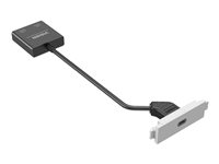 VISION TechConnect 3 - Modulkontaktplatta med snapin-fästen och kablar - USB Typ C - vit TC3 USBC