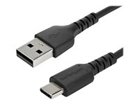 StarTech.com 1 m USB 2.0 till USB-C-kabel -&nbsp;svart&nbsp; - USB-kabel - USB (hane) rak till 24 pin USB-C (hane) rak - Thunderbolt 3 / USB 2.0 - 1 m - svart - för P/N: CDP2HDUACP2, HB30AM4AB, HB31C2A2CME, HB31C3A1CME, SECTBLTDT, STNDTBLTMOB RUSB2AC1MB