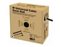 Multibrackets M Universal Cable Sock Roll 40 mm x 50 m - Kabelorganiserare - svart 7350022732483