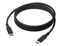 dbramante1928 IT - USB-kabel - 24 pin USB-C till 24 pin USB-C - 2 m - upp till 100W laddningskraft - svart CB20CCBL4389