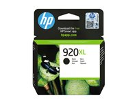 HP 920XL - Lång livslängd - svart - original - bläckpatron - för Officejet 6500, 6500 E709a, 6500 E709c, 6500A, 6500A E710a, 7500A CD975AE#BGX
