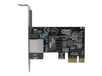StarTech.com 1 Port PCIe Network Card - Low Profile - RJ45 Port - Realtek RTL8111H Chipset - Ethernet Network Card - NIC Server Adapter Network Card (ST1000SPEX2L) - Nätverksadapter - PCIe låg profil - Gigabit Ethernet x 1 ST1000SPEX2L