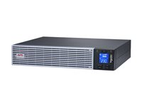 APC Easy UPS On-Line - UPS (kan monteras i rack) - AC 230 V - 900 Watt - 1000 VA - 1-fas - 1 x batteri - litiumjon - RS-232, USB - utgångskontakter: 6 - 2U - 19" - svart med silver SRVL1KRIRK