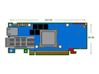NVIDIA BlueField-3 E-Series B3140H - nätverksadapter - PCIe 5.0 x16 - 400 Gigabit QSFP112 x 1 900-9D3D4-00EN-HA0