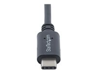 StarTech.com 2m 6 ft USB C Cable - M/M - USB 2.0 - USB-IF Certified - USB-C Charging Cable - USB 2.0 Type C Cable (USB2CC2M) - USB-kabel - 24 pin USB-C (hane) till 24 pin USB-C (hane) - Thunderbolt 3 / USB 2.0 - 2 m - svart - för P/N: DKT30CHD, HB30C1A1CPD, HB30C3A1CFBW USB2CC2M