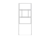 Multibrackets M Pro Series - Hölje - medium - för 2 displays - B2B, VESA max 400x500 - stål - vit - skärmstorlek: 55" - monterbar på golv 7350022736955