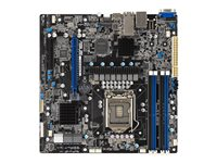 ASUS P12R-M/10G-2T - Moderkort - micro ATX - LGA1200-uttag - C252 Chipuppsättning - USB 3.2 Gen 2, USB 3.2 Gen 1 - 2 x 10 Gigabit LAN - inbyggda grafiken 90SB0AC0-M1UAY0
