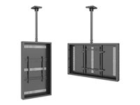 Multibrackets M Pro Series - Hölje - medium - för platt panel - hög ljusstyrka, universell - låsbar - stål - svart - skärmstorlek: 55" - takmonterbar 7350105217036
