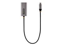 StarTech.com USB-C to Ethernet Adapter, 10/100/1000 Mbps, Gigabit Network Adapter w/ ASIX AX88179A Chip, 1ft/30cm Cable, USB Type C to RJ45 Ethernet Dongle, USB C to LAN Adapter, Windows/macOS/Linux/ChromeOS (US1GC30B2) - Nätverksadapter - USB-C - Gigabit Ethernet x 1 - grå US1GC30B2