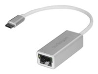 StarTech.com USB-C till Gigabit-nätverksadapter - silver - Nätverksadapter - USB-C - Gigabit Ethernet - silver US1GC30A