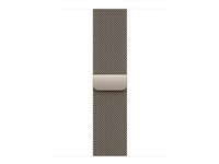 Apple - Slinga för smart klocka - 42mm - 130 - 180 mm - naturell - för Watch Hermès Series 7, Hermès Series 9, SE 3, Series 10, Series 11, Series 8, Series 9 MGHY4ZM/A