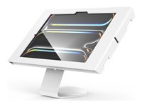 Compulocks iPad Pro M4 11" (2024), Apex Enclosure Core Stand - Monteringssats (hölje, ställ) - för surfplatta - låsbar - metallram - vit - skärmstorlek: 11" - bänk, väggmonterbar - för Apple 11-inch iPad Pro (M4) 111W11PAPX4W