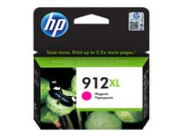 HP 912XL - 9 ml - Lång livslängd - magenta - original - Officejet - bläckpatron - för Officejet 8010, 8010e; Officejet Pro 8022, 8022e, 8023, 8024, 8024e, 8025, 8025e 3YL82AE#NE1