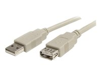 StarTech.com 1,8 m USB 2.0-förlängningskabel A till A ? M/F - USB-förlängningskabel - USB (hane) till USB (hona) - 1.8 m - formpressad - för P/N: RKCONS1901GB, UUSBOTG USBEXTAA_6