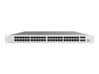 Cisco Meraki Cloud Managed MS125-48 - Switch - Administrerad - 48 x 10/100/1000 + 4 x 10 Gigabit SFP+ - väggmonterbar, skrivbordsmodell MS125-48-HW