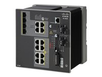 Cisco Industrial Ethernet 4000 Series - Switch - Administrerad - 4 x 10/100 + 4 x 10/100 (PoE+) + 4 x kombinations-Gigabit SFP - DIN-skenmonterbar - PoE+ - DC power - TAA-kompatibel IE-4000-4T4P4G-E