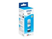Epson EcoTank 107 - 70 ml - cyan - original - påfyllnadsbläck - för EcoTank ET-18100 C13T09B240