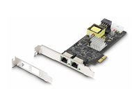 StarTech.com 2-Port 2.5Gbps PoE Network Card, Intel I225-V, 802.3af/at - Nätverksadapter - PCIe 2.0 x2 - 10M/100M/1G/2.5 Gigabit Ethernet x 2 - svart PR22GIP-NETWORK-CARD