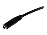 StarTech.com 2m 3,5mm 4-polig TRRS headset-förlängningskabel - M/F - Förlängningskabel till headset - 4-poligt minijack hane till 4-poligt minijack hona - 2 m - svart - för P/N: MUYHSFMM, MUYHSMFF, MUYHSMFFADW, SV211DPUA, SV211DPUA4K, SV211HDUA4K MUHSMF2M