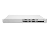 Cisco Meraki Cloud Managed MS250-24 - Switch - L3 - Administrerad - 24 x 10/100/1000 + 4 x SFP+ - rackmonterbar, skrivbordsmodell MS250-24-HW