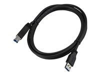 StarTech.com 2m 6 ft Certified SuperSpeed USB 3.0 A to B Cable Cord - USB 3 Cable - 1x USB 3.0 A (M), 1x USB 3.0 B (M) - 2 meter, Black (USB3CAB2M) - USB-kabel - USB Type B (hane) till USB typ A (hane) - USB 3.0 - 2 m - formpressad - svart - för P/N: KITBXDOCKPEU, KITBXDOCKPNA, KITBXDOCKPUK, SV231HU34K6, SV231QDPU34K, SV431HU34K6 USB3CAB2M