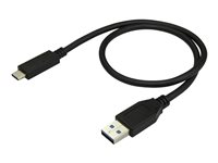 StarTech.com USB-A till USB-C-kabel - M/M - 0,5m - USB 3.1 (10Gbps) - USB-kabel - USB typ A (hane) till 24 pin USB-C (hane) - USB 3.1 Gen 2 - 50 cm - för P/N: 4SD4FCRU31C, HBS304A24A, M2E1BMU31C, M2E1BRU31C, PEXUSB311AC3, SDOCK4U313 USB31AC50CM
