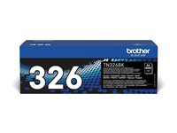 Brother TN326BK - Svart - original - tonerkassett - för Brother DCP-L8400CDN, DCP-L8450CDW, MFC-L8650CDW, MFC-L8850CDW TN326BK