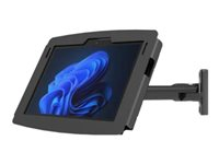 Compulocks Surface Pro 3-7 Space Enclosure Swing Wall Mount - Hölje - Antistöld - för surfplatta - låsbar - höggradig aluminium - svart - väggmonterbar - för Microsoft Surface Pro 3, Pro 4, Pro 5, Pro 6, Pro 7, Pro 7+ 827B540GEB