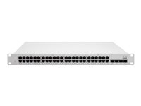 Cisco Meraki Cloud Managed MS250-48 - Switch - L3 - Administrerad - 48 x 10/100/1000 + 4 x SFP+ - rackmonterbar, skrivbordsmodell MS250-48-HW