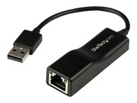 StarTech.com USB 2.0 till 10/100 Mbps Ethernet-nätverksadapterdongel - Nätverksadapter - USB 2.0 - 10/100 Ethernet - svart USB2100