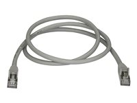 StarTech.com cat6a ethernet-kabel - Patch-kabel - RJ-45 (hane) till RJ-45 (hane) - 7 m - STP - CAT 6a - formpressad, hakfri - grå 6ASPAT7MGR