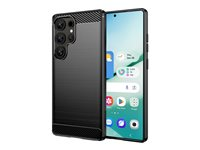 Insmat C&S Style - Baksidesskydd för mobiltelefon - kolfiber - för Samsung Galaxy S26 Ultra 650-1396