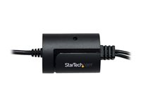 StarTech.com FTDI USB till seriell RS232-kabeladapter med 2 portar och COM-retention - Seriell adapter - USB - RS-232 x 2 - svart ICUSB2322F