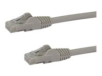 StarTech.com Cat6-patchkabel med hakfria RJ45-kontakter – 7 m, grå - Patch-kabel - RJ-45 (hane) till RJ-45 (hane) - 7 m - UTP - CAT 6 - hakfri - grå N6PATC7MGR