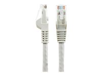 StarTech.com 3m LSZH CAT6 Ethernet Cable, 10 Gigabit Snagless RJ45 100W PoE Network Patch Cord with Strain Relief, CAT 6 10GbE UTP, Grey, Individually Tested/ETL, Low Smoke Zero Halogen - Category 6 - 24AWG (N6LPATCH3MGR) - Patch-kabel - RJ-45 (hane) till RJ-45 (hane) - 3 m - 6 mm - UTP - CAT 6 - hakfri - grå N6LPATCH3MGR