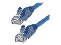 StarTech.com 7m LSZH CAT6 Ethernet Cable, 10 Gigabit Snagless RJ45 100W PoE Network Patch Cord with Strain Relief, CAT 6 10GbE UTP, Blue, Individually Tested/ETL, Low Smoke Zero Halogen - Category 6 - 24AWG - Patch-kabel - RJ-45 (hane) till RJ-45 (hane) - 7 m - 6 mm - UTP - CAT 6 - hakfri - blå N6LPATCH7MBL