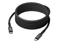 dbramante1928 IT - USB-kabel - 24 pin USB-C (hane) till 24 pin USB-C (hane) - 3 m - USB-strömförsörjning (100W), flätad kabel - svart CB30CCBL7236