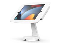 Compulocks iPad 10.2" Space Enclosure Mast Counter Stand - Monteringssats (hölje, ställ) - för surfplatta - låsbar - stål, aluminium - vit - skärmstorlek: 10.2" - bänk - för Apple 10.2-inch iPad (7:e generation, 8:e generation, 9:e generation) 333W102IPDSW