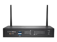 SonicWall TZ Series (Gen 7) TZ270W - Säkerhetsfunktion - med 3 års avancerad skyddsservicetjänst och Cloud Secure Edge för 1 år SIA-Basic (10 användare) och 1 år SPA-Advanced (3 användare) - 1GbE - Wi-Fi 5 - 2.4 GHz, 5 GHz - SonicWall Promotional Tradeup - skrivbord 03-SSC-2998