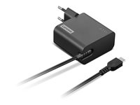 Lenovo - USB-C strömadapter - AC 100-240 V - 65 Watt - Europa - svart 4X21L54610