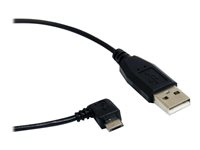 StarTech.com 91 cm Micro USB-kabel ? A to högervinklad Micro-B kabel - USB-kabel - USB (hane) till mikro-USB typ B (hane) - 90 cm - 90° anslutning - svart - för P/N: HB30C4AFS, ST1030USBM, ST43004UA, ST4300MINI, USB2PCARBKS, USBLT2PCARW, USBUB2PCARB UUSBHAUB3RA