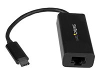 StarTech.com USB C till Gigabit Ethernet-adapter - Svart - USB 3.1 till RJ45 LAN-nätverksadapter - USB Type C till Ethernet - Begränsat lager, se liknande artikel S1GC301AUW - Nätverksadapter - USB-C - Gigabit Ethernet - svart - för P/N: HB30C3A1CFB, HB30C3A1CFS, TB33A1C US1GC30B