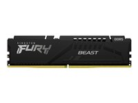 Kingston FURY Beast - DDR5 - modul - 8 GB - DIMM 288-pin - 3000 MT/s / PC5-48000 - CL36 - 1.35 V - ej buffrad - on-die ECC - svart KF560C36BBE-8