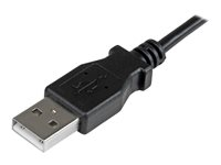 StarTech.com Micro USB-kabel för laddning och synkning M/M - Högervinklad Micro USB - 0,25 mm² - 2 m - USB-kabel - mikro-USB typ B (hane) till USB (hane) - USB 2.0 - 2 m - formpressad, högervinklad kontakt - svart - för P/N: USB2PCARBK, USB2PCARBKS, USBEXTAA10BK, USBEXTAA6BK, USBLT2PCARW, USBUB2PCARB USBAUB2MRA
