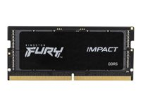 Kingston FURY Impact - DDR5 - modul - 32 GB - SO DIMM 262-pin - 5600 MT/s / PC5-44800 - CL40 - 1.1 V - ej buffrad - on-die ECC KF556S40IB-32