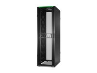 APC NetShelter SX Gen 2 - Rack skåp - 2436H x 750W x 1200D mm, with sides - golvstående - svart - 52U - 19" - TAA-kompatibel AR3358B2
