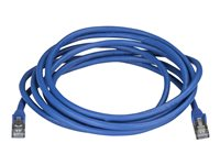 StarTech.com Cat6a Ethernet-kabel - skärmad (STP) - 3 m, blå - Patch-kabel - RJ-45 (hane) till RJ-45 (hane) - 3 m - STP - CAT 6a - hakfri - blå 6ASPAT3MBL